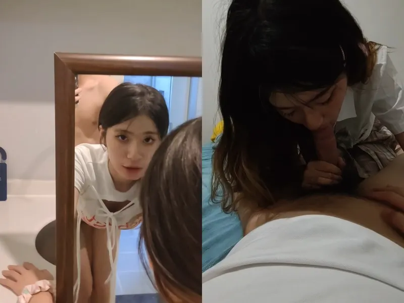 Chị thiên thần doggy kiểu trước gương sướng phê lòi